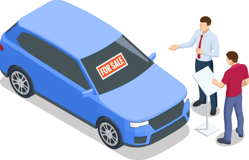 F&I and Sales teams use TTMS to streamline post-sale handoff Finance and sales staff handing off a deal
